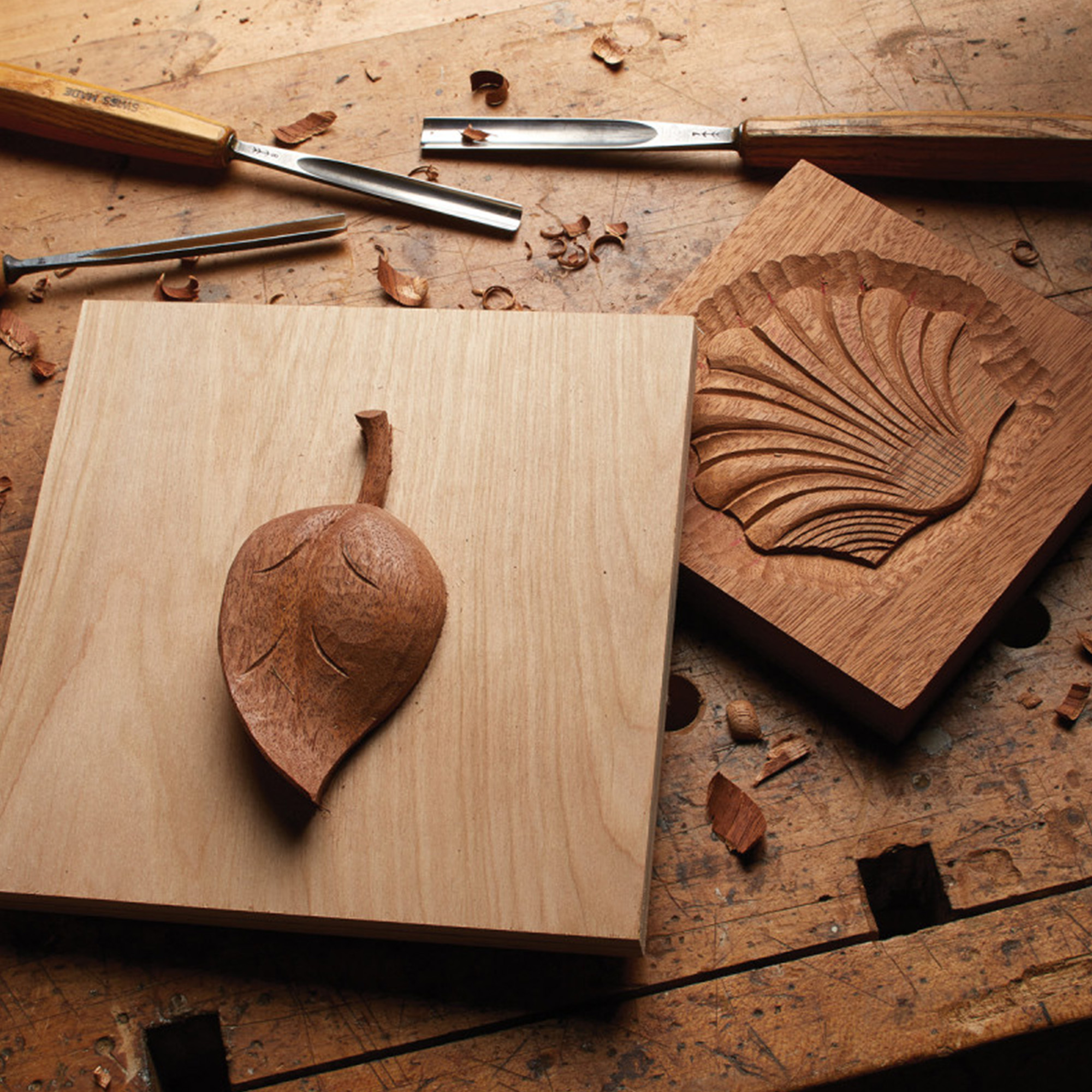 Wood carving showcase